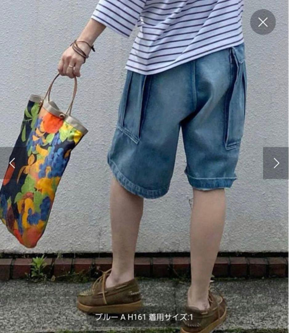 HERILL/ヘリル　HL DENIM CARGOSHORTS　サイズ1