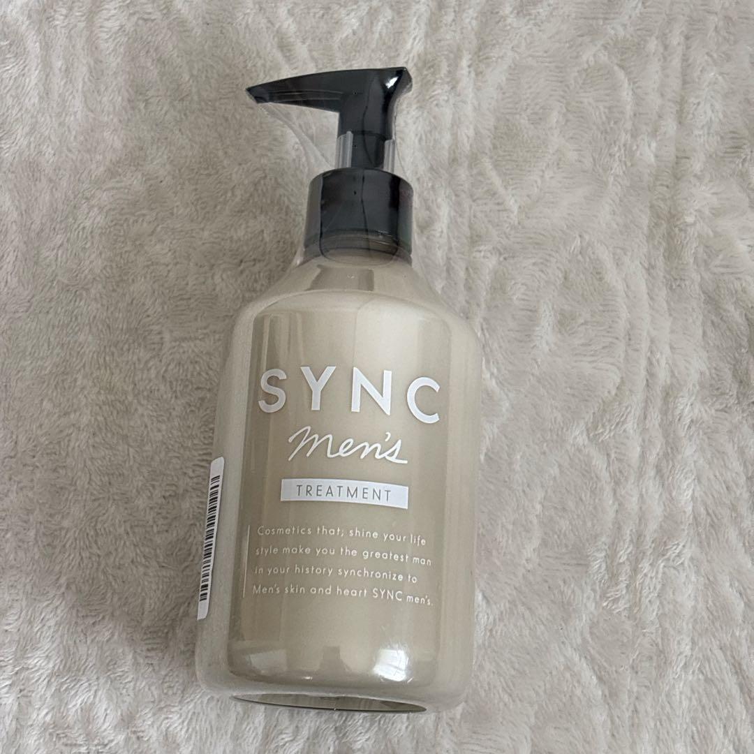 SYNCmen'sトリートメント300ml無添加保湿頭皮ケア コンディショナー