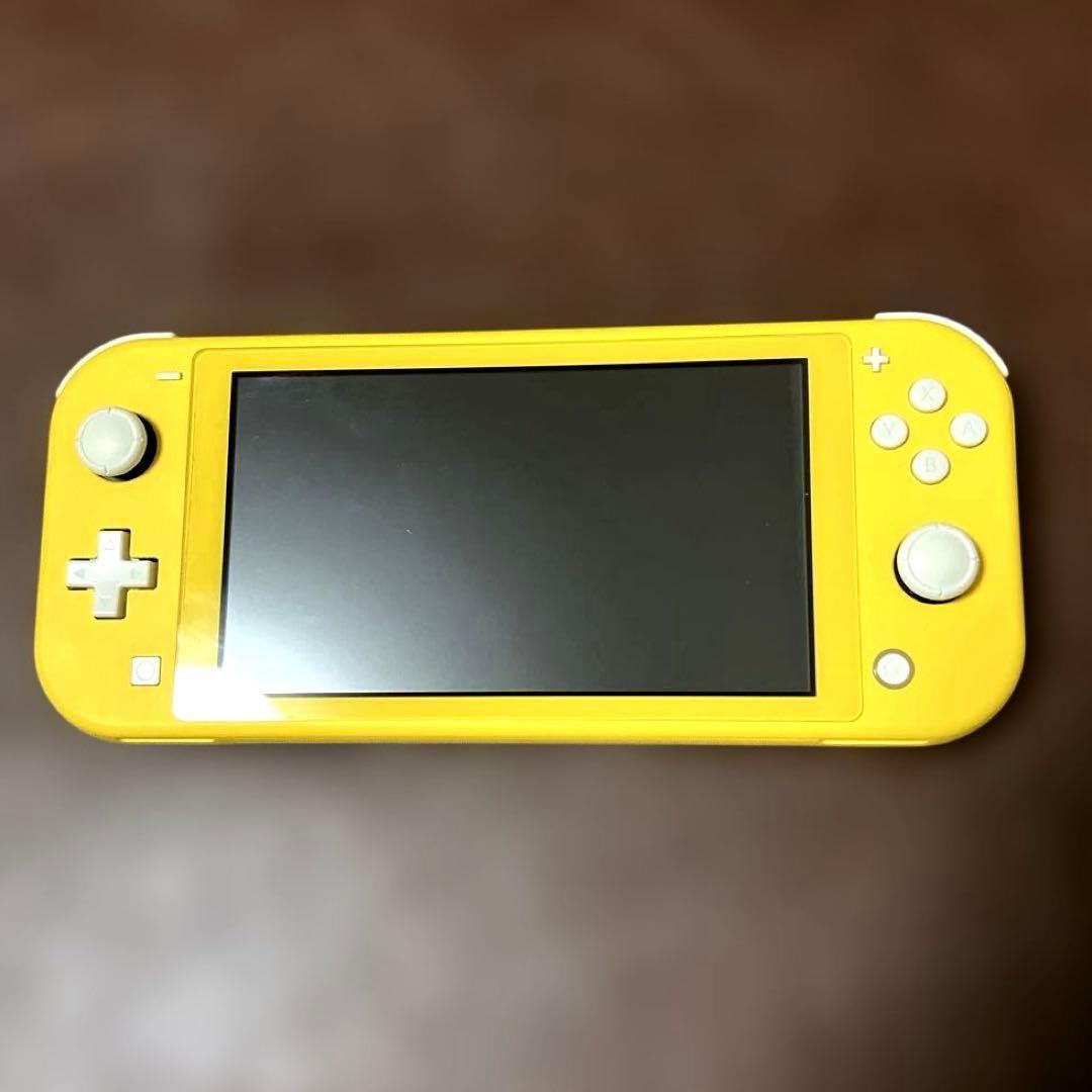Nintendo Switch Lite イエロー　モンハンライズ　箱ケース付き