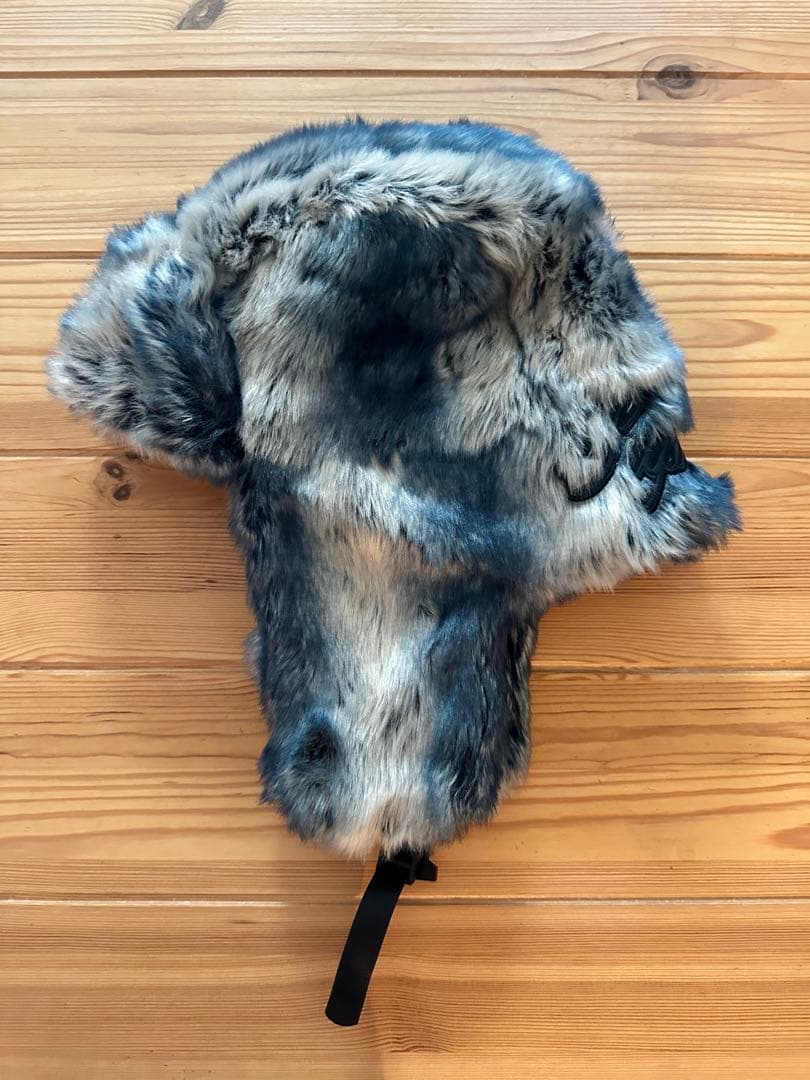 Supreme Faux FurTrooper BlueフライトキャップM/L
