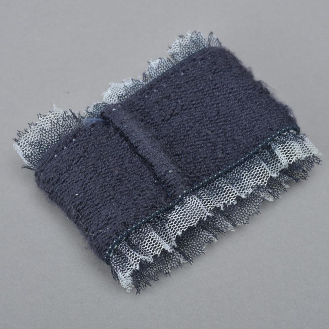 美品 シャネル CHANEL リストバンド ココマーク ブレスレット ネイビー