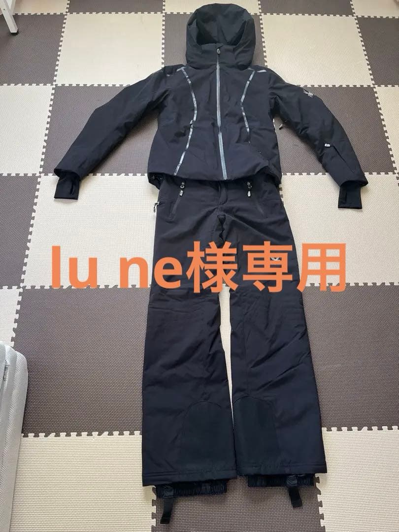 スパイダー スキーウェア 女性用 黒