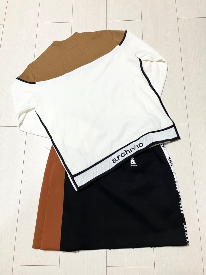 (新品)アルチビオarchivio プルオーバー・スカート サイズ36