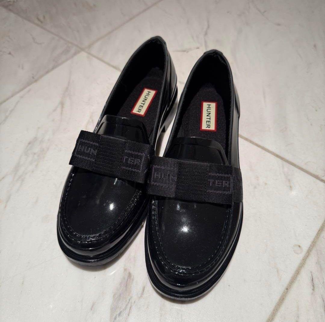 HUNTER <着用２回のみ> レインシューズローファー