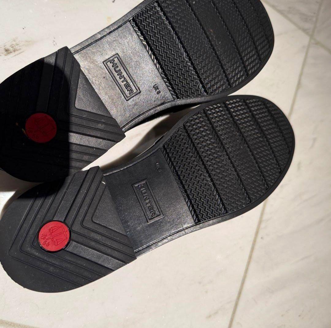 HUNTER <着用２回のみ> レインシューズローファー