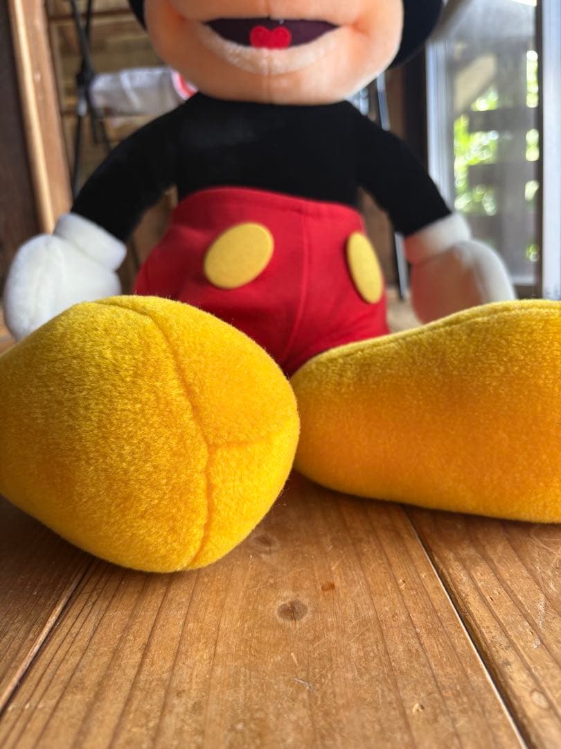 tokyo disney land 公式　ミッキーマウス　ぬいぐるみ　日本製