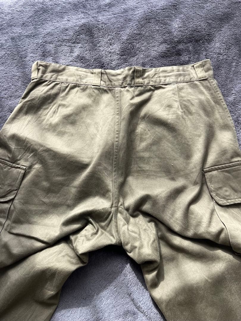 60s 70s 実物 フランス軍 M-64 FIELD TROUSERS