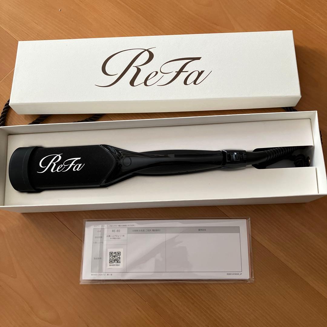 ☆ほぼ未使用☆ReFa パワーストレートアイロン　プロ　黒　カバー有り