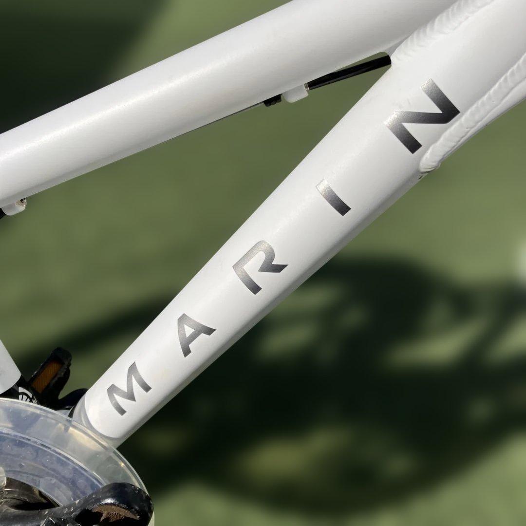 MARIN 自転車　18型　マットホワイト　キッズ自転車　アサヒ　ホワイト　白