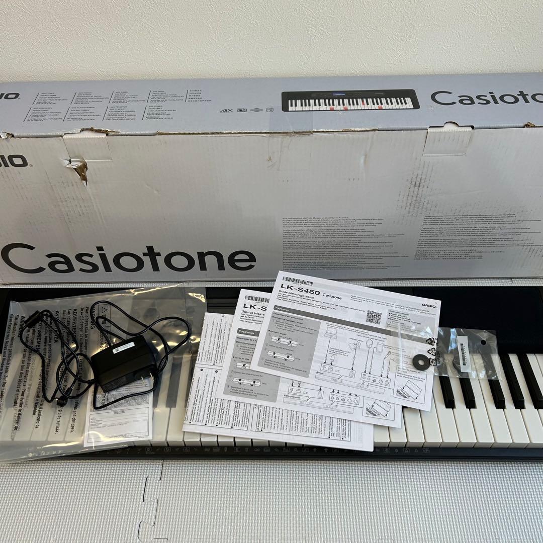 CASIO LK-S450 61鍵盤 電子キーボード