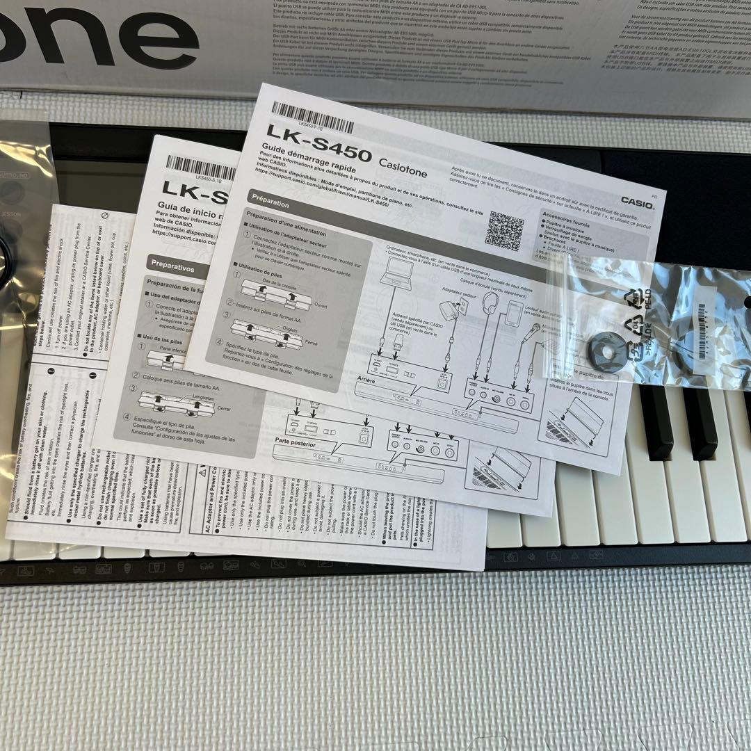 CASIO LK-S450 61鍵盤 電子キーボード