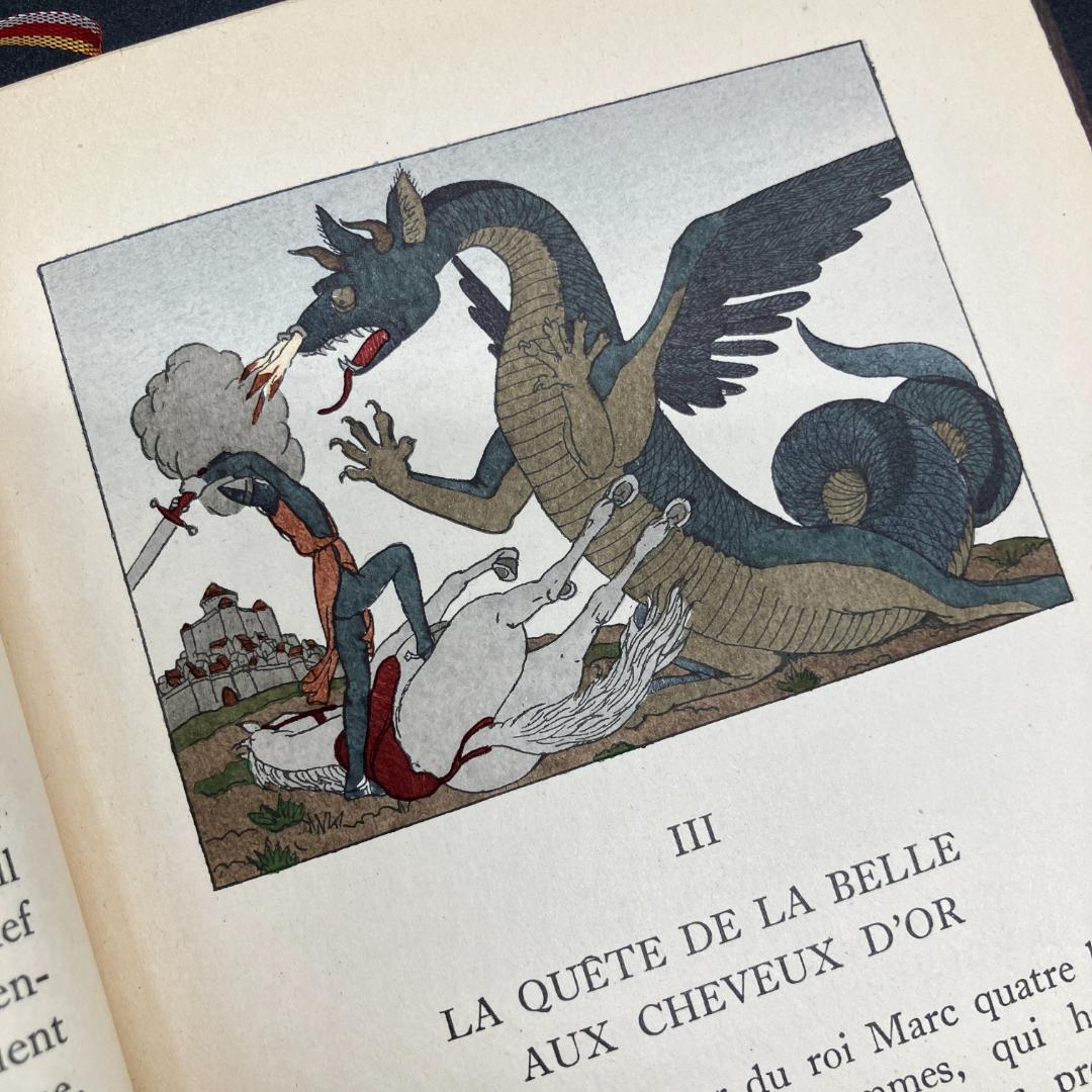 A.E マルティ 挿絵本 トリスタンとイゾルデの物語　1947年　フランス