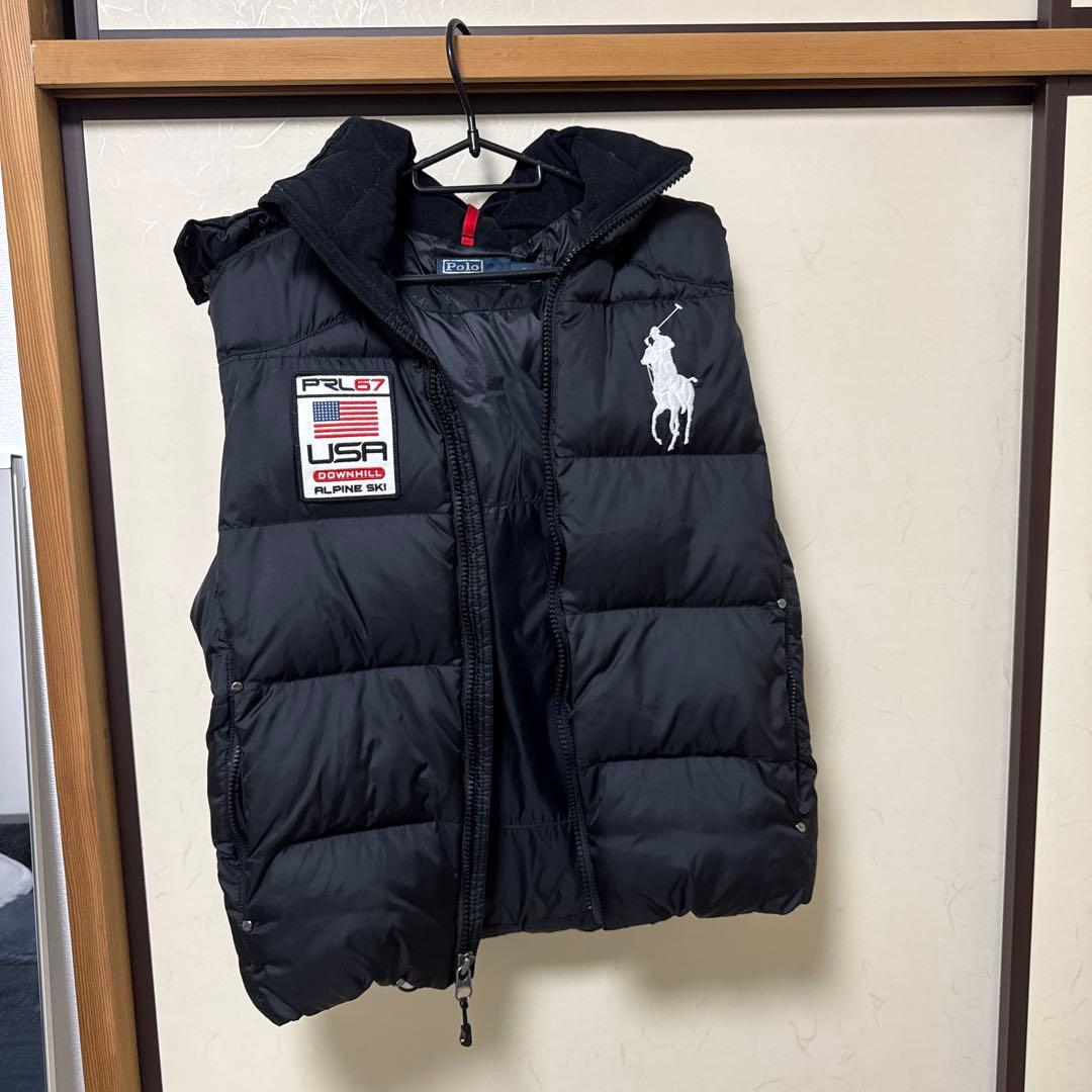 Polo by Ralph Lauren ブラックダウンベスト M