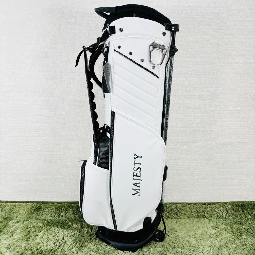 MAJESTY マジェスティ マルマン 新品キャディバッグ ホワイト 大人気
