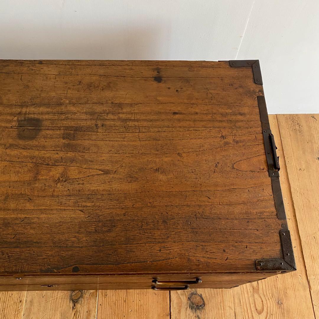 アンティーク チェスト 箪笥 ローボード テレビ台 昭和レトロ z879