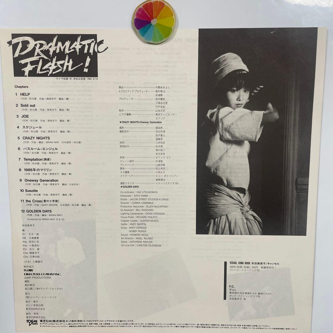 本田美奈子 ドラマティック・フラッシュ!レーザーディスク