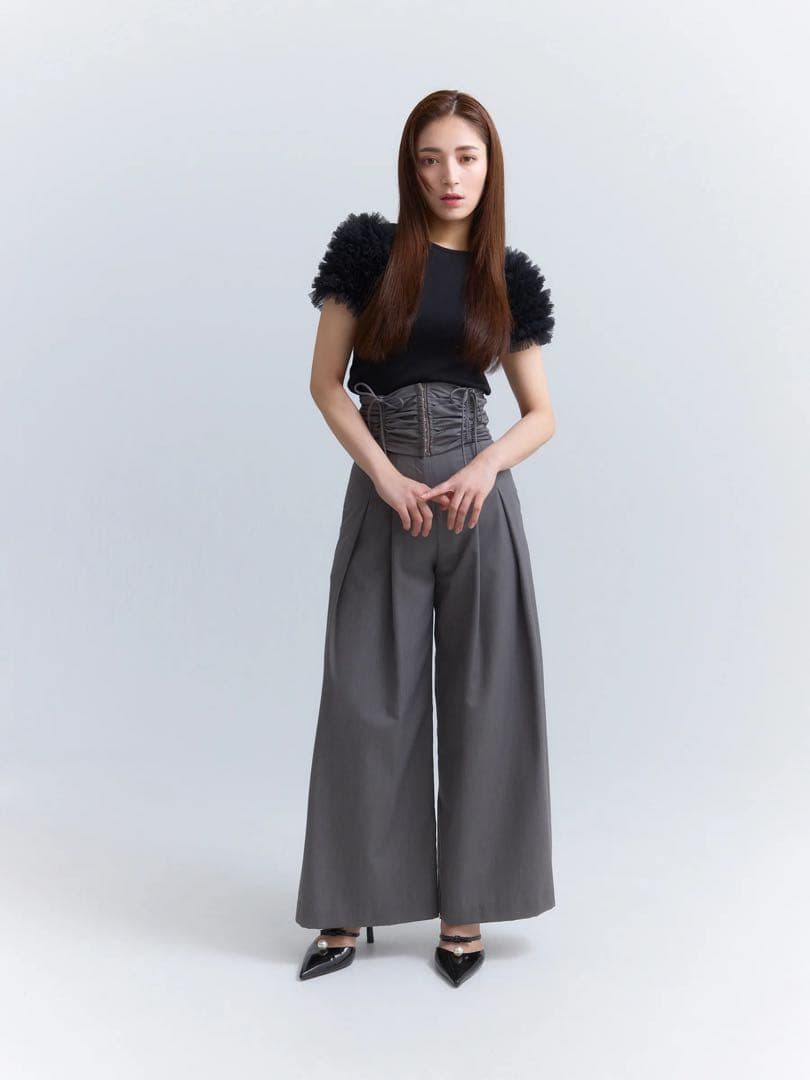 eimy istoire ウエストコルセットパンツ GLAY