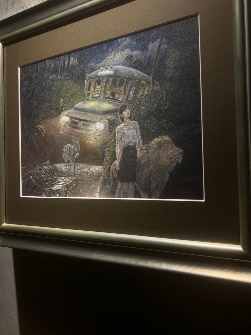 現代アート　リアリズム　西野親　【しらないせかい】　肉筆画