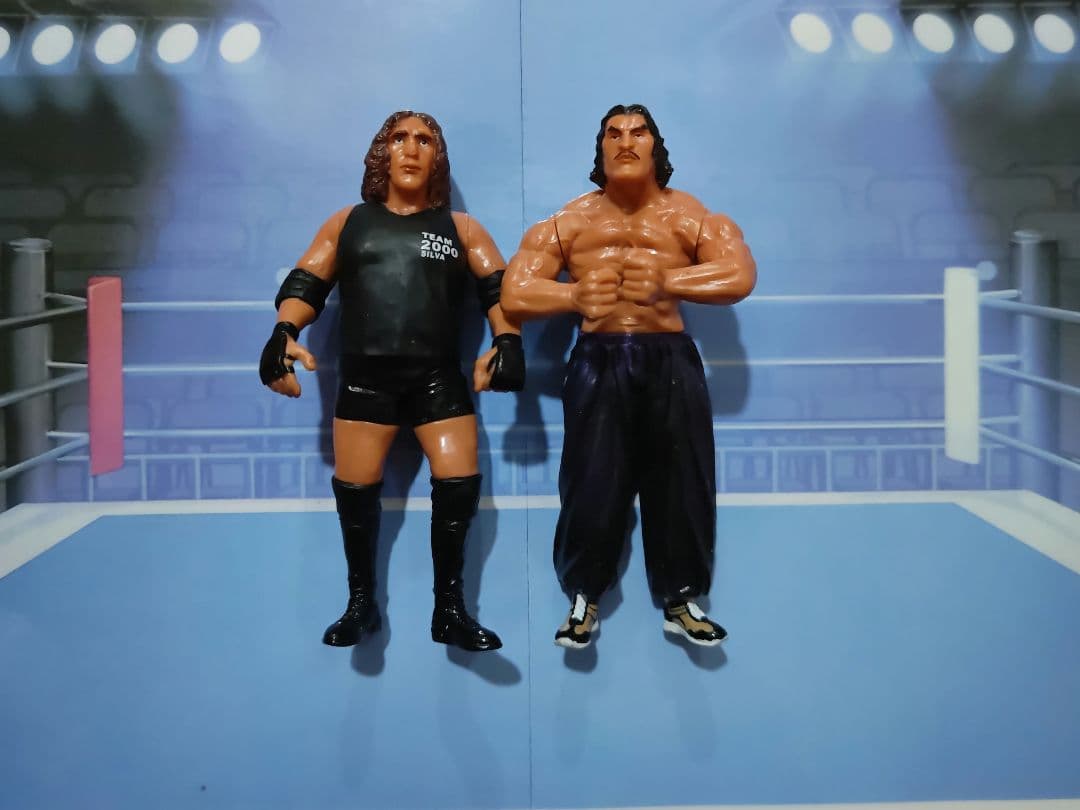 ジャイアントシルバ＆ジャイアントシン　プロレスフィギュア