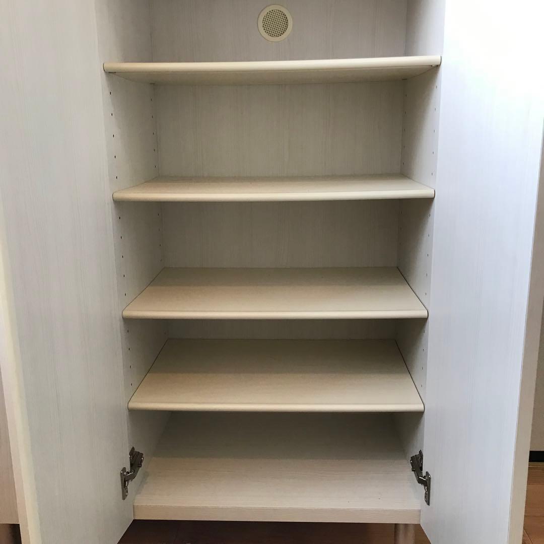 ニトリ　シューズボックスリアル　ロー　大川家具　幅75cm 日本製