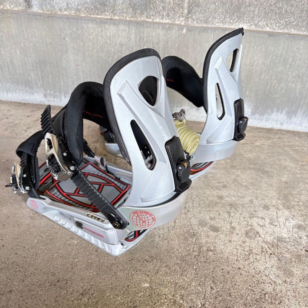 CSB スノーボード ビンディング ユニバーサル2WAYシステム M シルバー