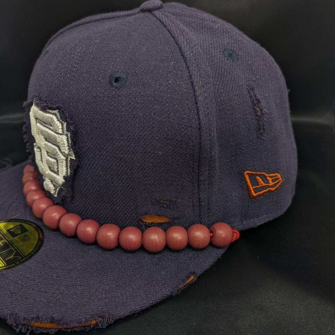 専用　海外別注　ニューエラ　ジャイアンツ　豪鬼　カスタム　数珠