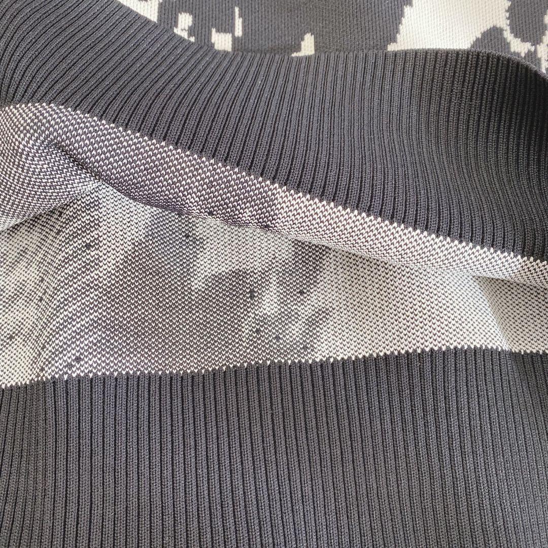 新品タグ付／極美品ANDREA & CO. 千鳥柄x花柄　ニットベスト