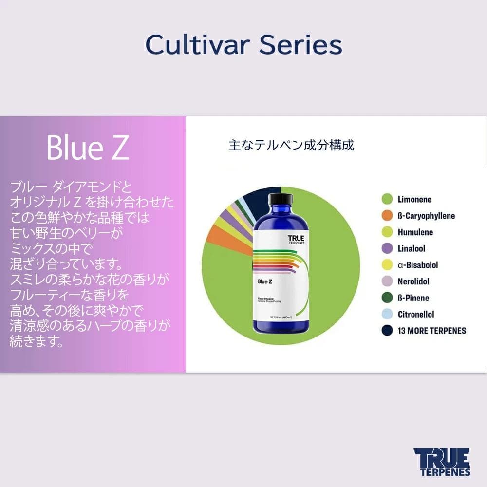 TRUE テルペン 510 CBD CBN CBG 10ml ブルーズキットルズ