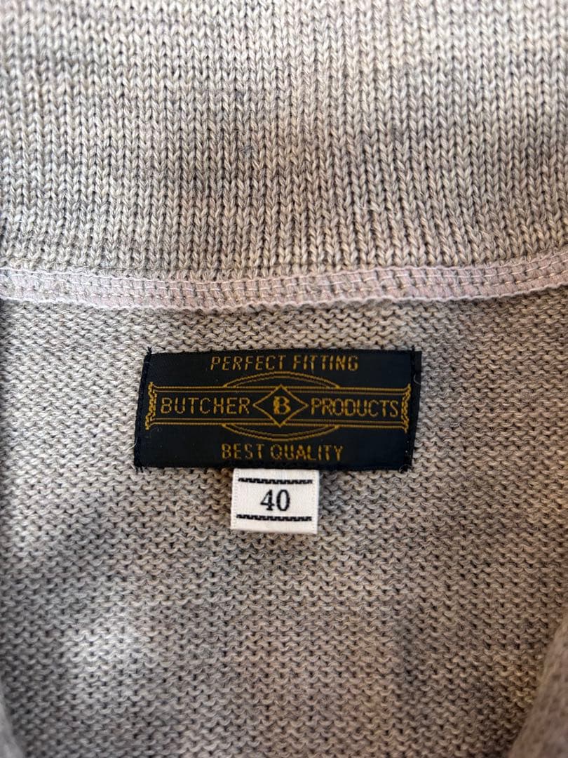 ブッチャープロダクツ ハーブジップニット 40サイズ 美品