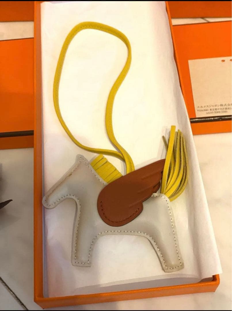 エルメスHERMESペガサスクレ×ジョーヌナプル×キュイーブルＢ刻印