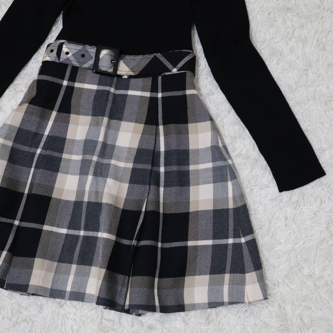 バーバリーブルーレーベル　ワンピース　ブラック　Sサイズ