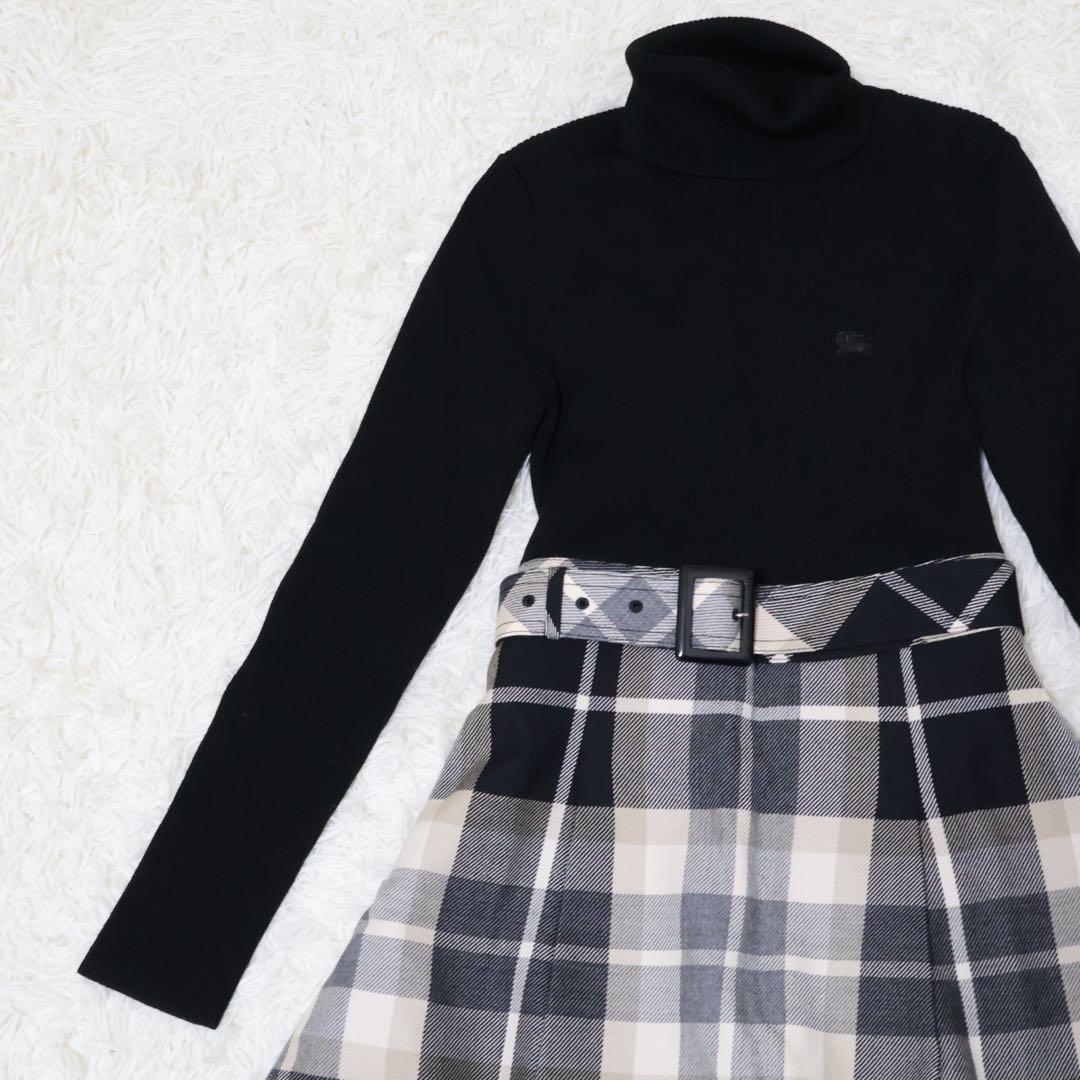 バーバリーブルーレーベル　ワンピース　ブラック　Sサイズ
