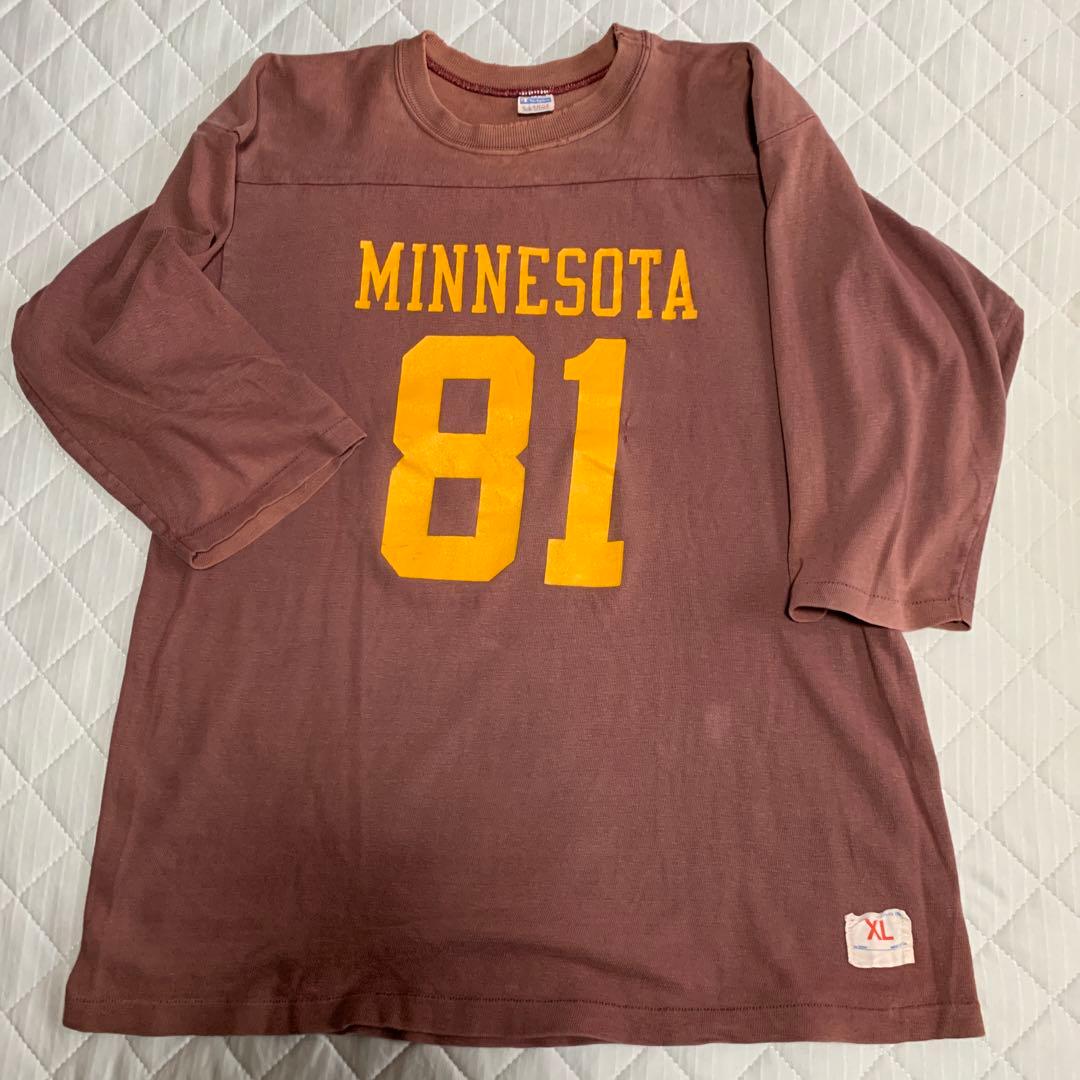 70s 80s champion フットボール　MINNESOTA XL
