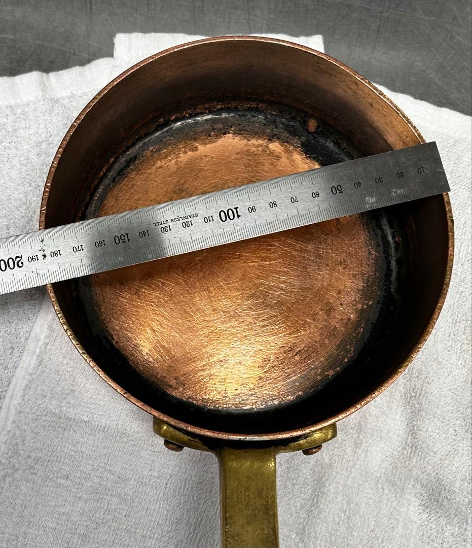 銅製鍋　2kg以上　35年もの　純度が高い　18cm