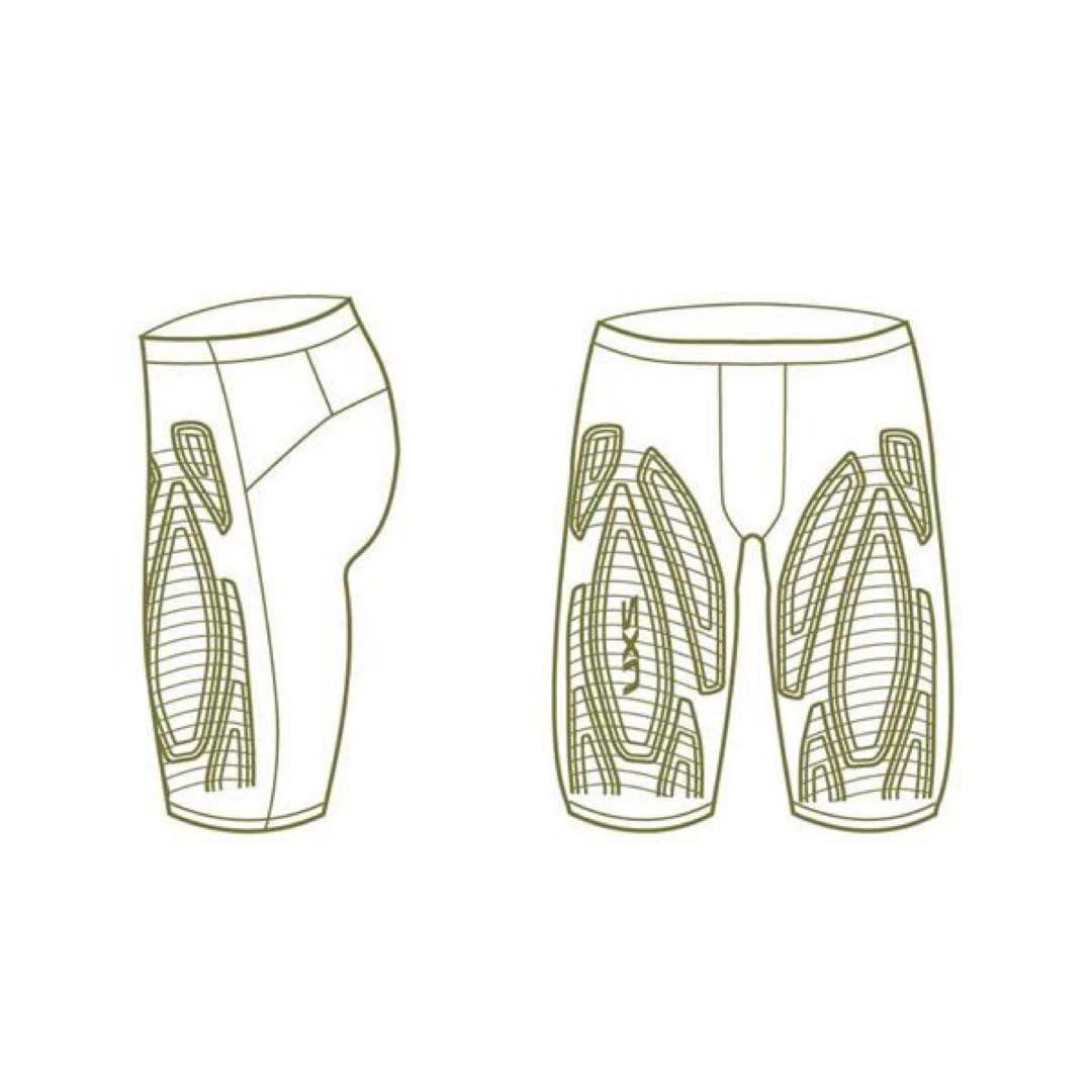 【新品】【限定色】2XU ツータイムズユー MCS メンズ ハーフ タイツ S