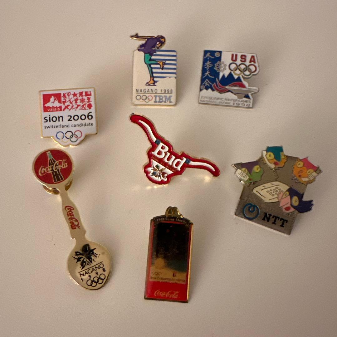 【希少】1998年 長野オリンピック ピンバッジ 11点