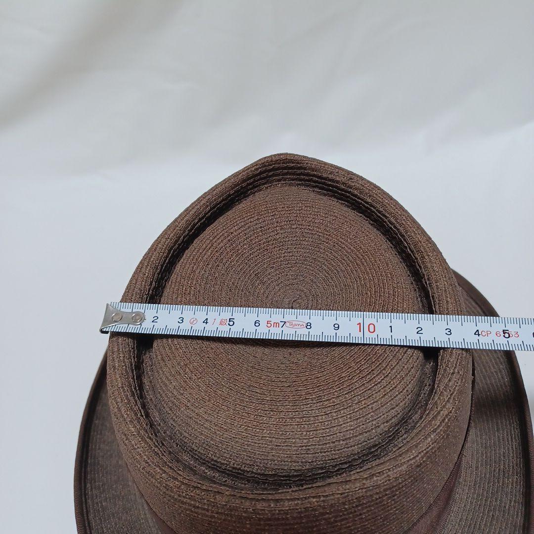 ♭︎ステットソンSTETSON 黒タグ 高級 ハット 帽子メンズ ダークブラウン