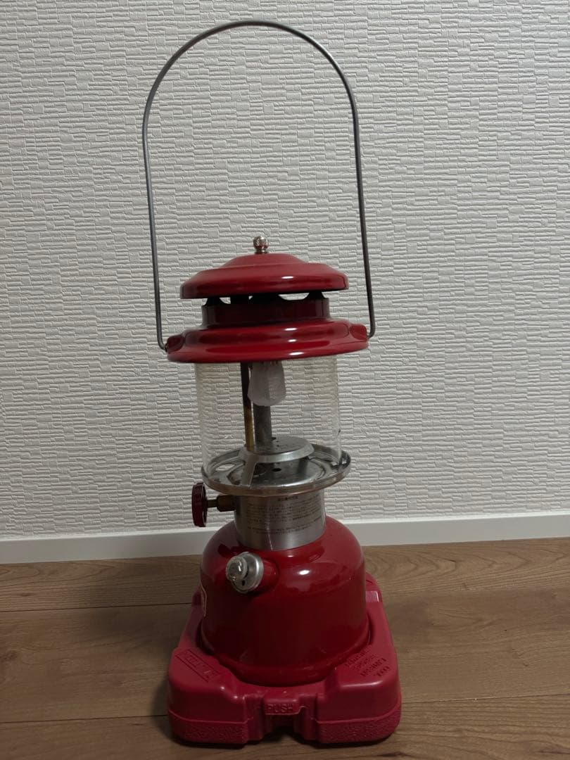 Coleman 286A ランタン レッド ケース付き