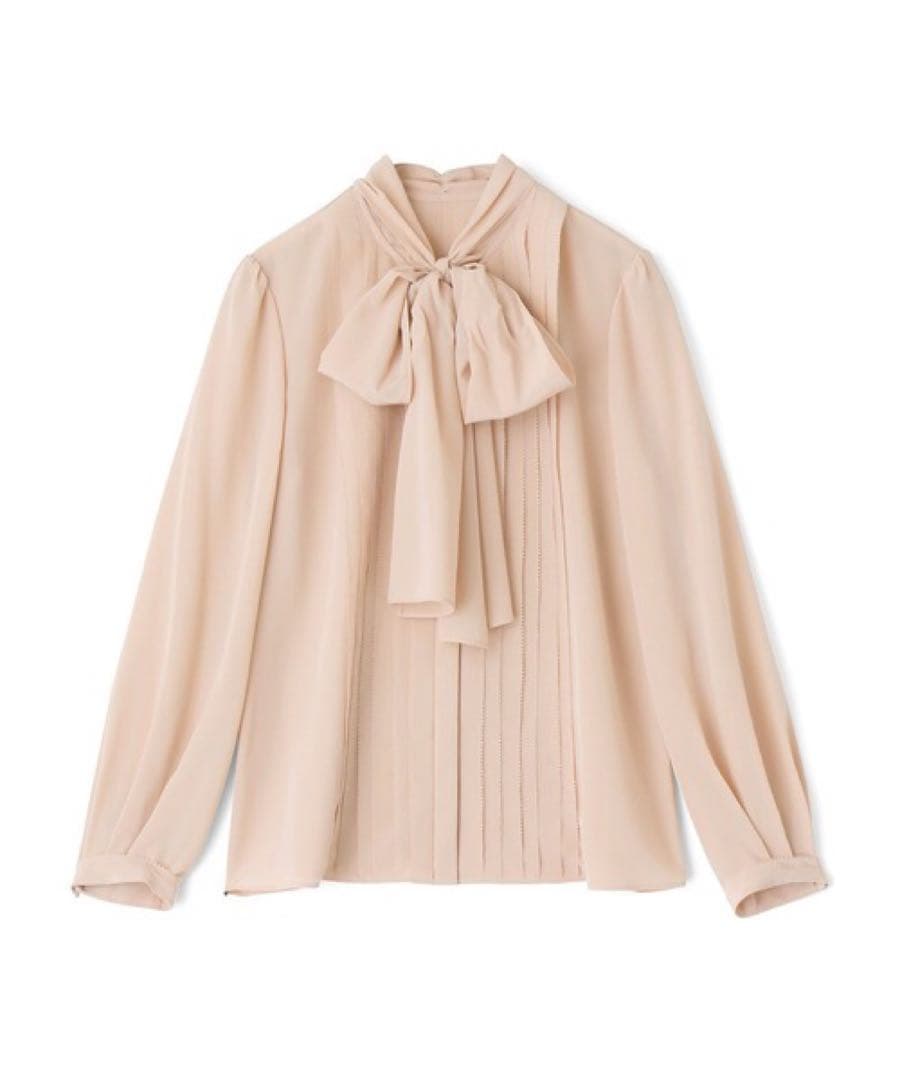 ANAYI シルクデシンボウタイブラウス 38