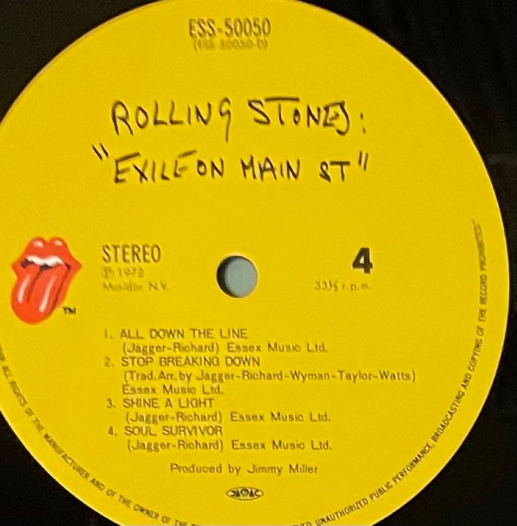 ローリング・ストーンズ　メインストリートのならず者　緑帯&ポストカード付き