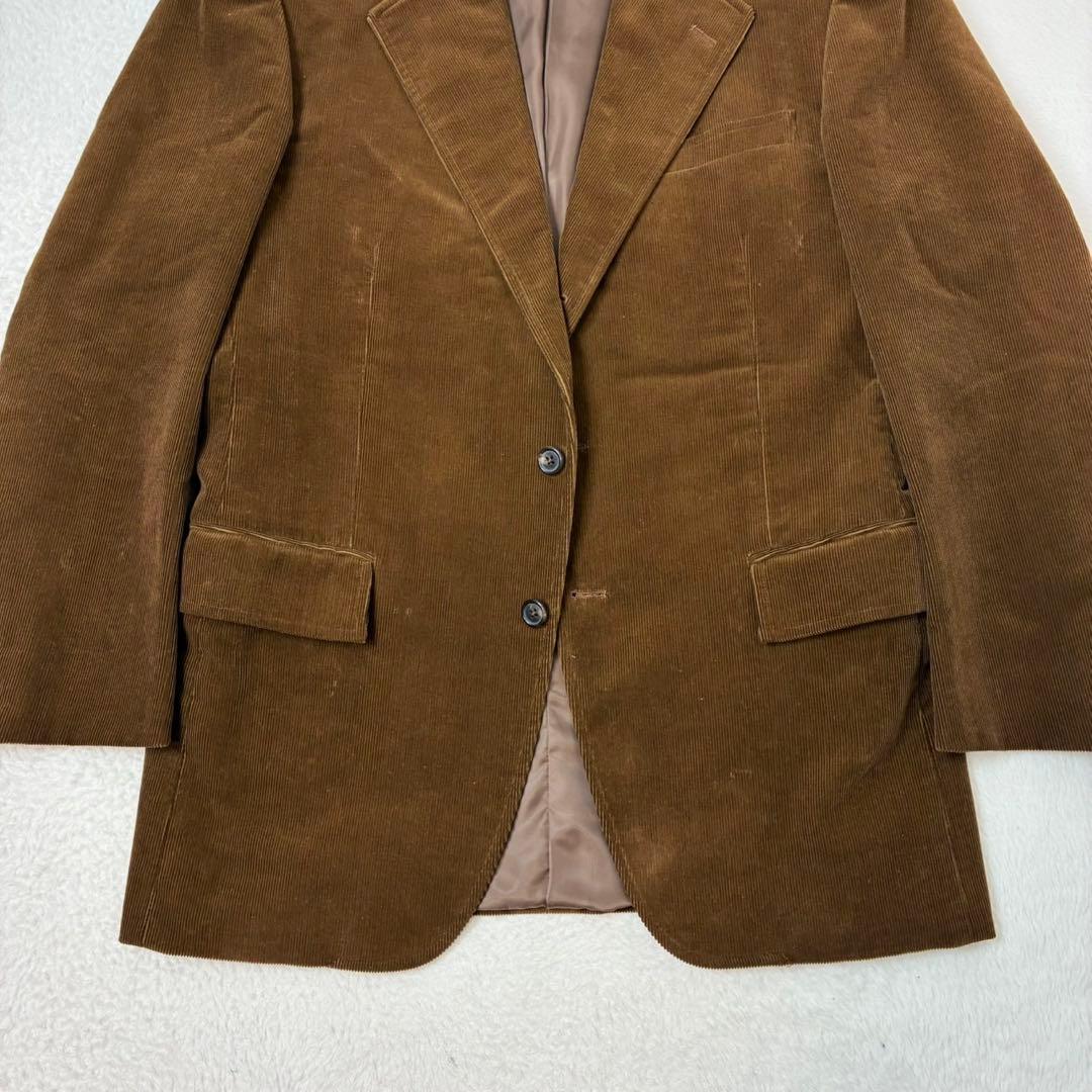 ポロバイラルフローレン　ジャケット　コーデュロイ　ブラウン　段返り3つボタン　M