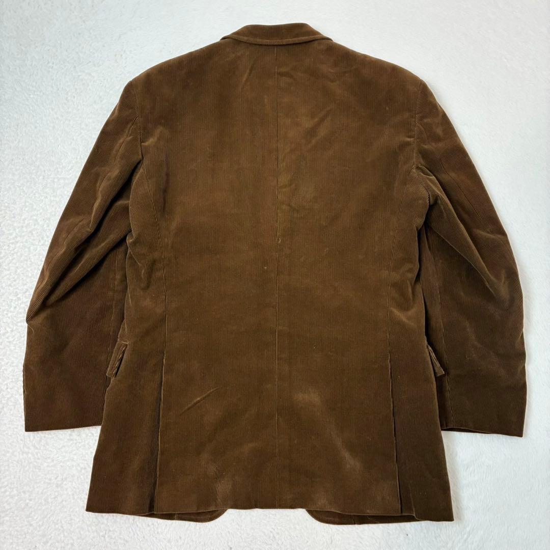 ポロバイラルフローレン　ジャケット　コーデュロイ　ブラウン　段返り3つボタン　M