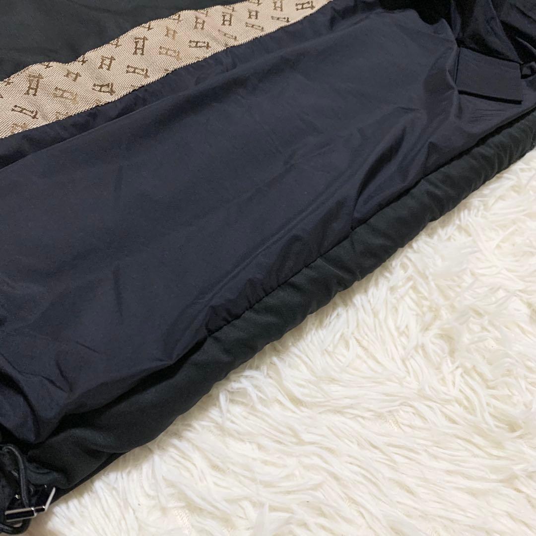 【未使用】ヘルノ ダウン ボンバージャケット アレンデール フェイクファ黒 48