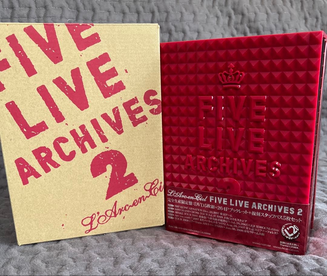 L'Arc〜en〜Ciel/FIVE LIVE ARCHIVES2完全生産限定盤