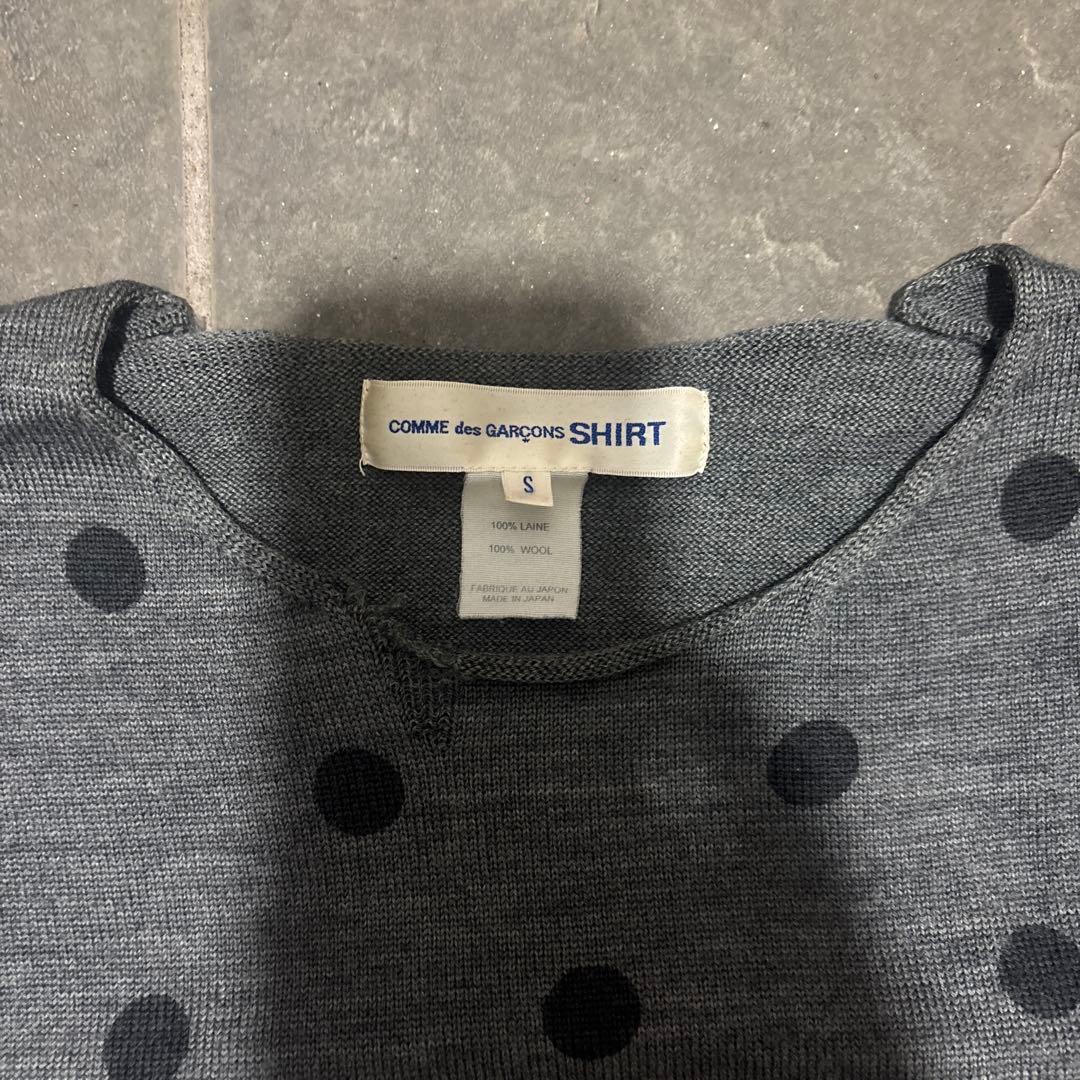 コムデギャルソン　水玉　薄手ニットS