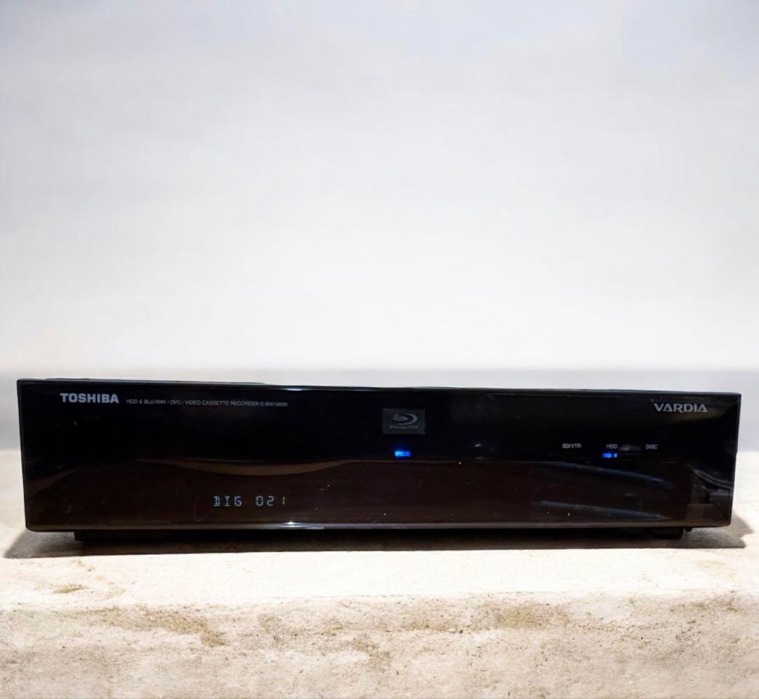 TOSHIBA D-BW1005K VHS/BD/HDD一体式レコーダー 極美品