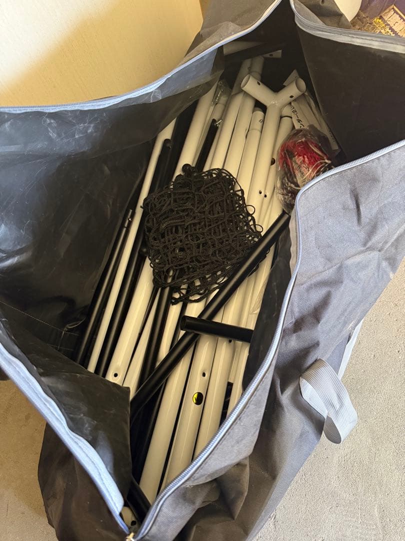 サッカートレーニングネット 2個 黒(100x103)+白(200x150)