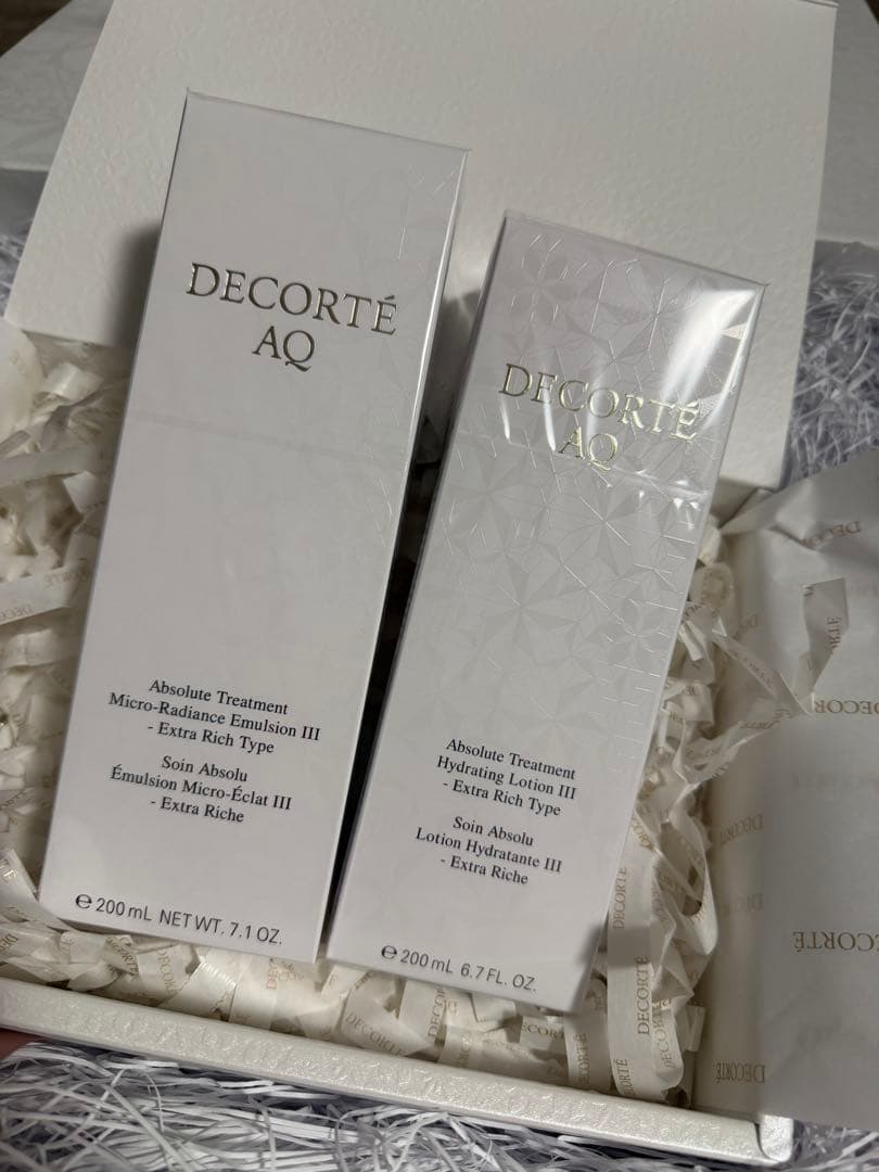 DECORTE AQ 化粧水乳液セット新品未使用