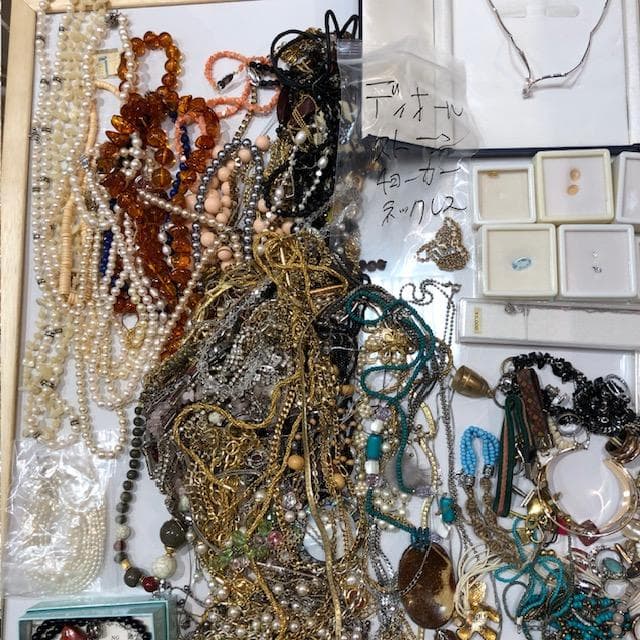 ♪真珠・珊瑚・シルバー・水晶他メッキアクセ一式♪