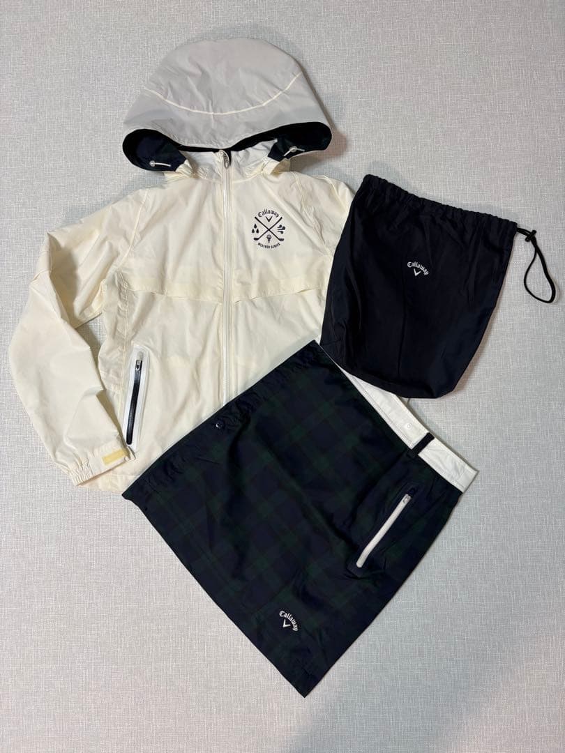 キャロウェイ レディース レインウェア 2way セットアップ S